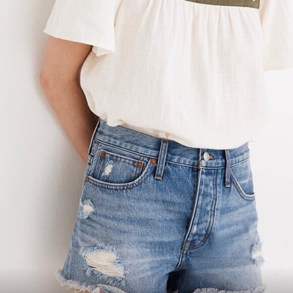 Madewell Pants - Madewell Relaxed Denim Shorts Size 30